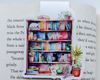 Cat Magnetic Bookmark, Library Bookmark, Bookish, Booktok, Bookstagram