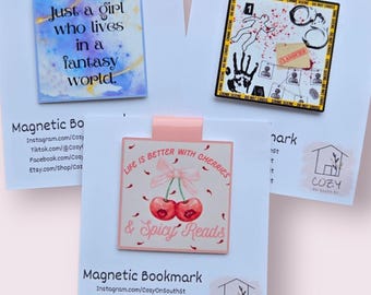 Summer Magnetic Bookmark: Booktok Library Reader Gift