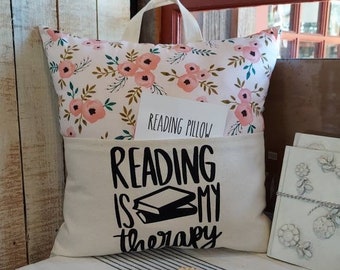 reading pillow cover