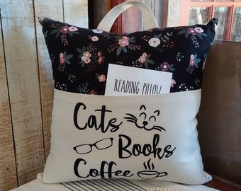 Homebody Reading Pillow Cover, Book Lover, Reading Pillow Cover, Bedroom Pillow Cover, Throw Pillow, Decorative Pillow, Accent Pillow