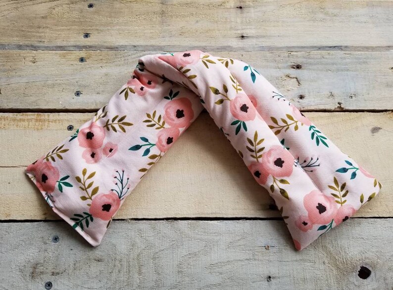 Microwavable Rice Bag Neck Shoulder Rice Heating Pad Natural Etsy