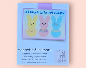 Easter Magnetic Bookmark: Spring Bookish Gift