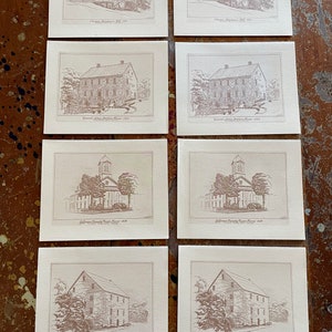 Vintage Eastern Panhandle Buildings, Note Cards