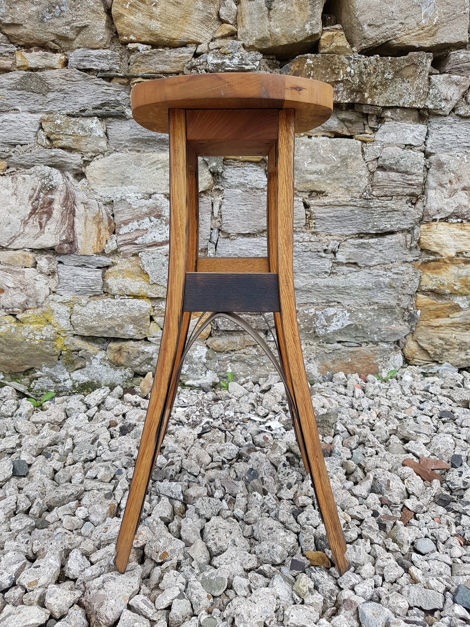 Recycled Whisky Barrel Bar Stool Etsy UK
