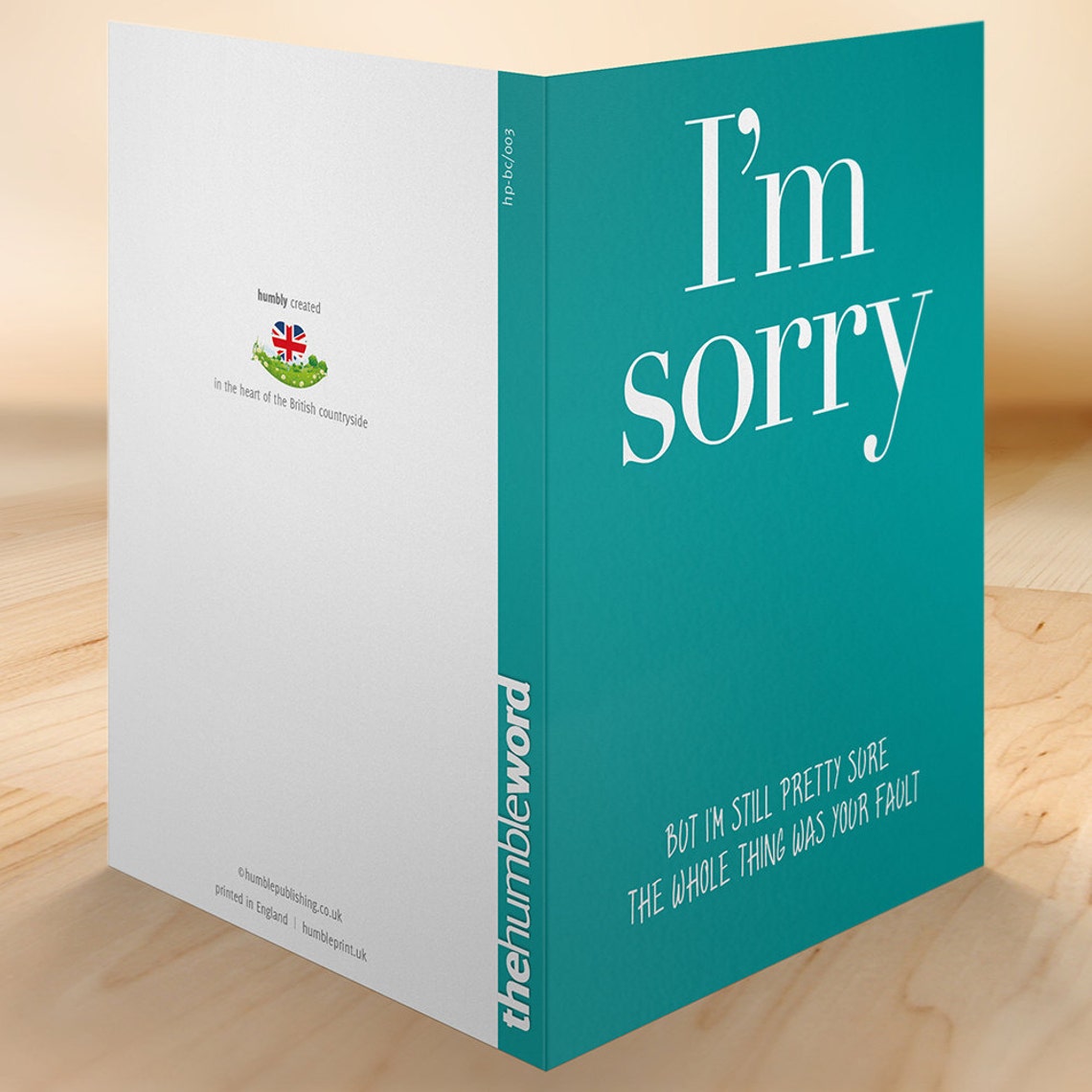 Sorry Card Apology Card Romantic Card Greetings Card Funny Etsy