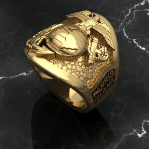 Marine Corps Graduation Ring 'Parris Island'