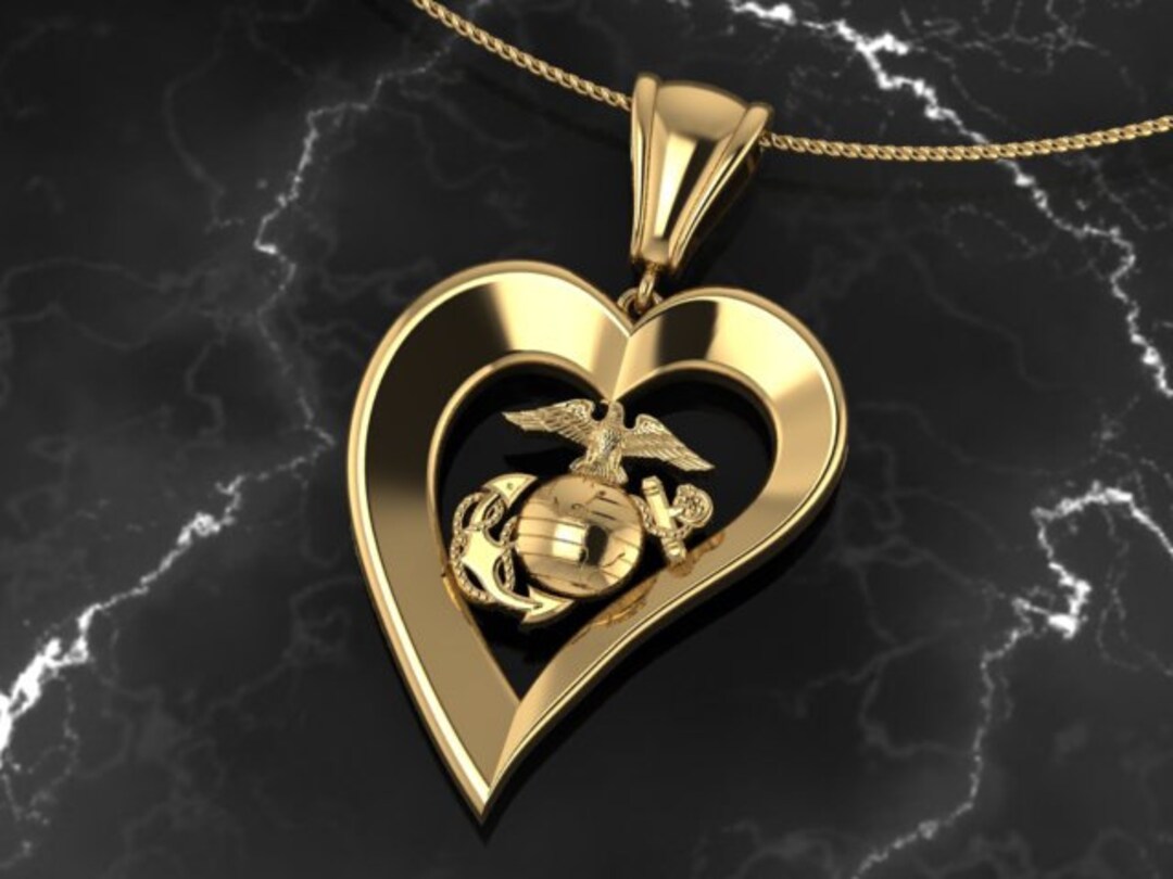 アクセサリー 40s sweet heart jewelry usmc Vintage_WWII_US_Marine_Corps_S