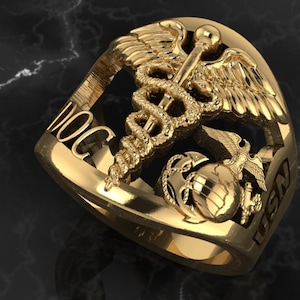 D.O.C USN/ Marine Corps Ring.