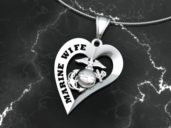 Marine mom sale necklace
