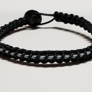 Correctional Law Enforcement Officer Microcord Bracelet / Thin Silver Line Bracelet / Corrections Jewelry / Unisex Academy Graduation Gift