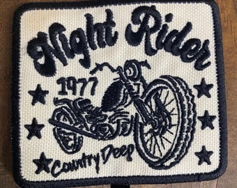 Night Rider 1977 vintage Patch