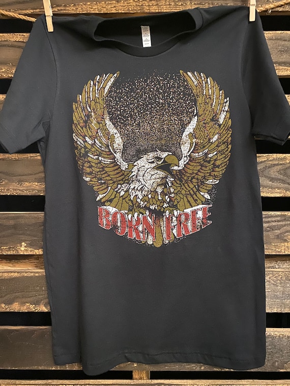 Country Deep Born Free Vintage T Shirt - Etsy