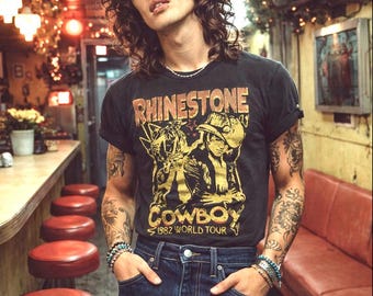 Rhinestone Cowboy 1980's Unisex T shirt