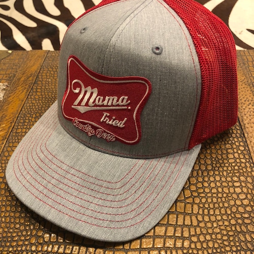 Vintage Mama Tried Baseball Cap - Snapback Trucker Hat With Leather Patch For Men & Women - View #11