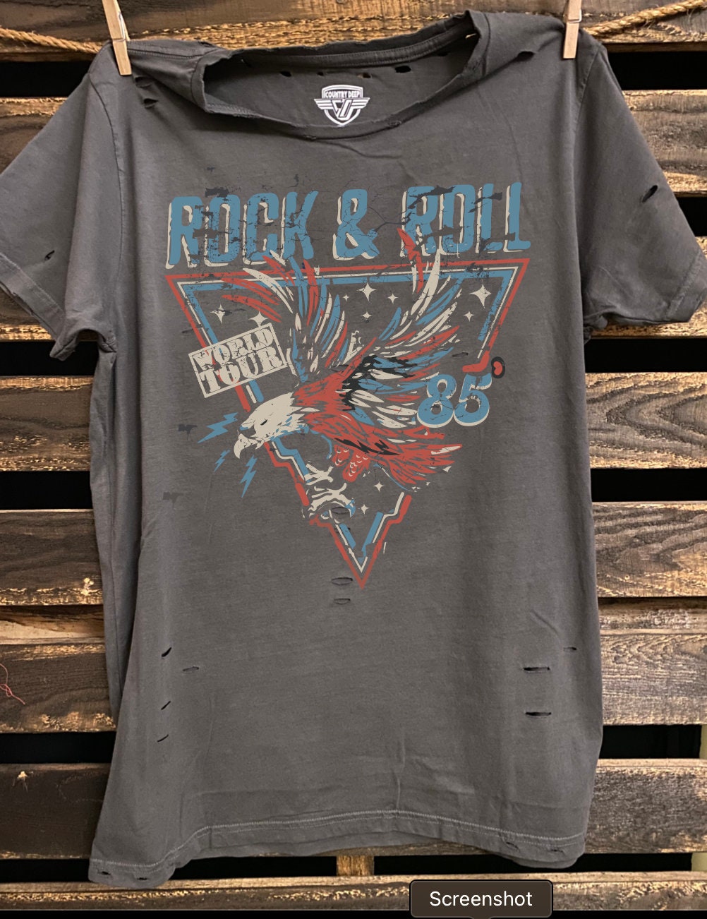 Rock N Roll Festival 1980's Distressed Unisex T Shirt - Etsy