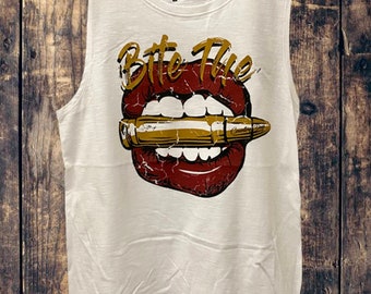 Bite The Bullet Muscle tank top