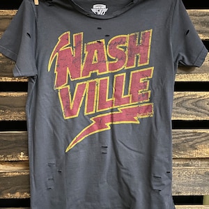 Nashville 1980&#39;s  Distressed Unisex T shirt