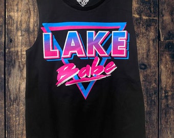 Lake Babe Slub Muscle Top