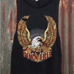 Country Deep Born Free Muscle Tank Top - Etsy
