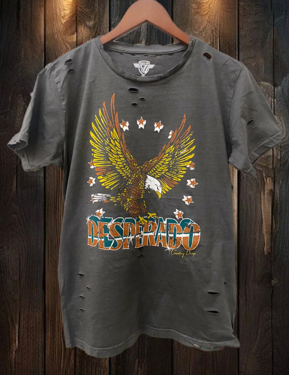 Desperado Distressed Vintage unisex t-shirt vintage black