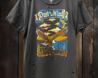 Dust in the Wind Distressed Unisex T shirt