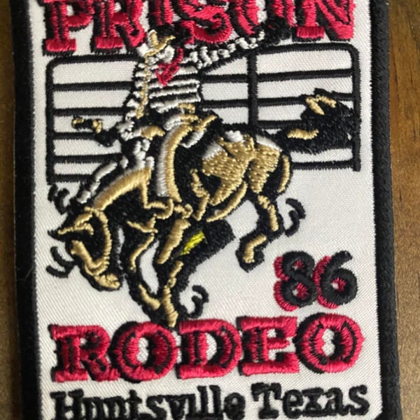 Prison Rodeo Huntsville 1986 Patch