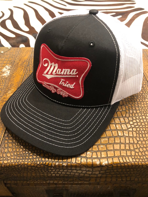 Mama Tried Country Deep Vintage Hat - Etsy