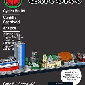 Cardiff Wales Skyline Model