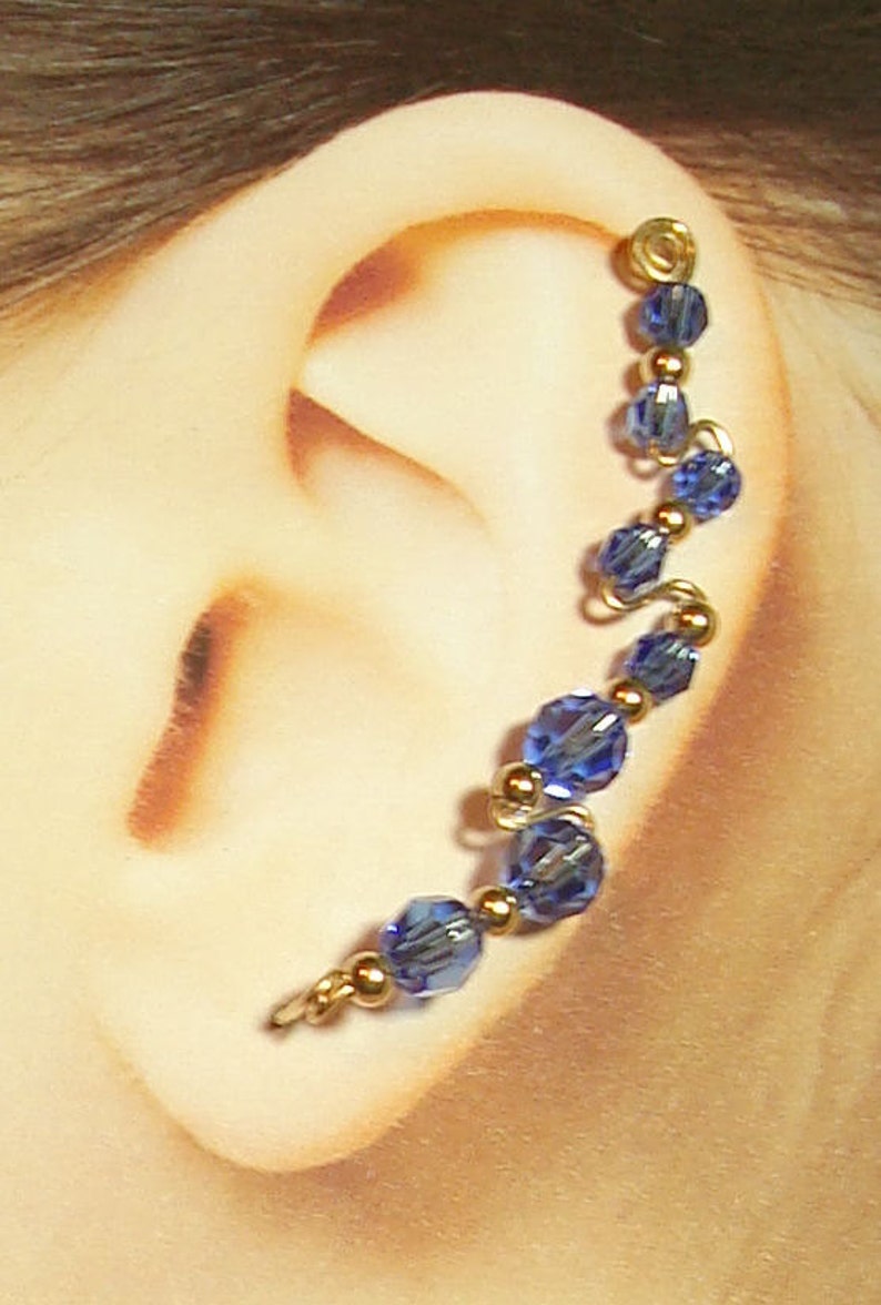 Climbing Earrings fullear Style Custom Made Etsy