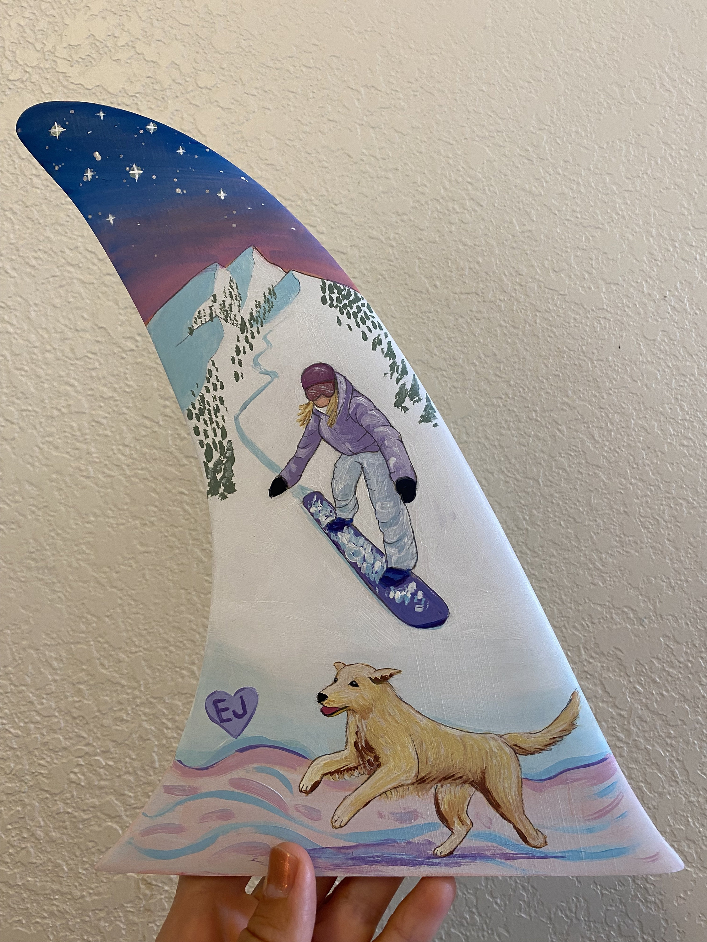 世界にただ一つ　手書き　フィン　surfboard  fin handmade 世界にただ一つ 手書き フィン surfboard fin handmade - メルカリ