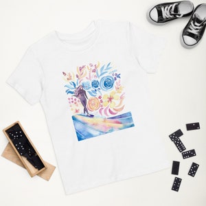 Surfer Girl Organic cotton kids t-shirt