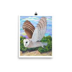 Barn Owl Art Print
