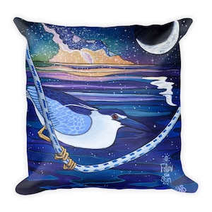 Night Heron Pillow