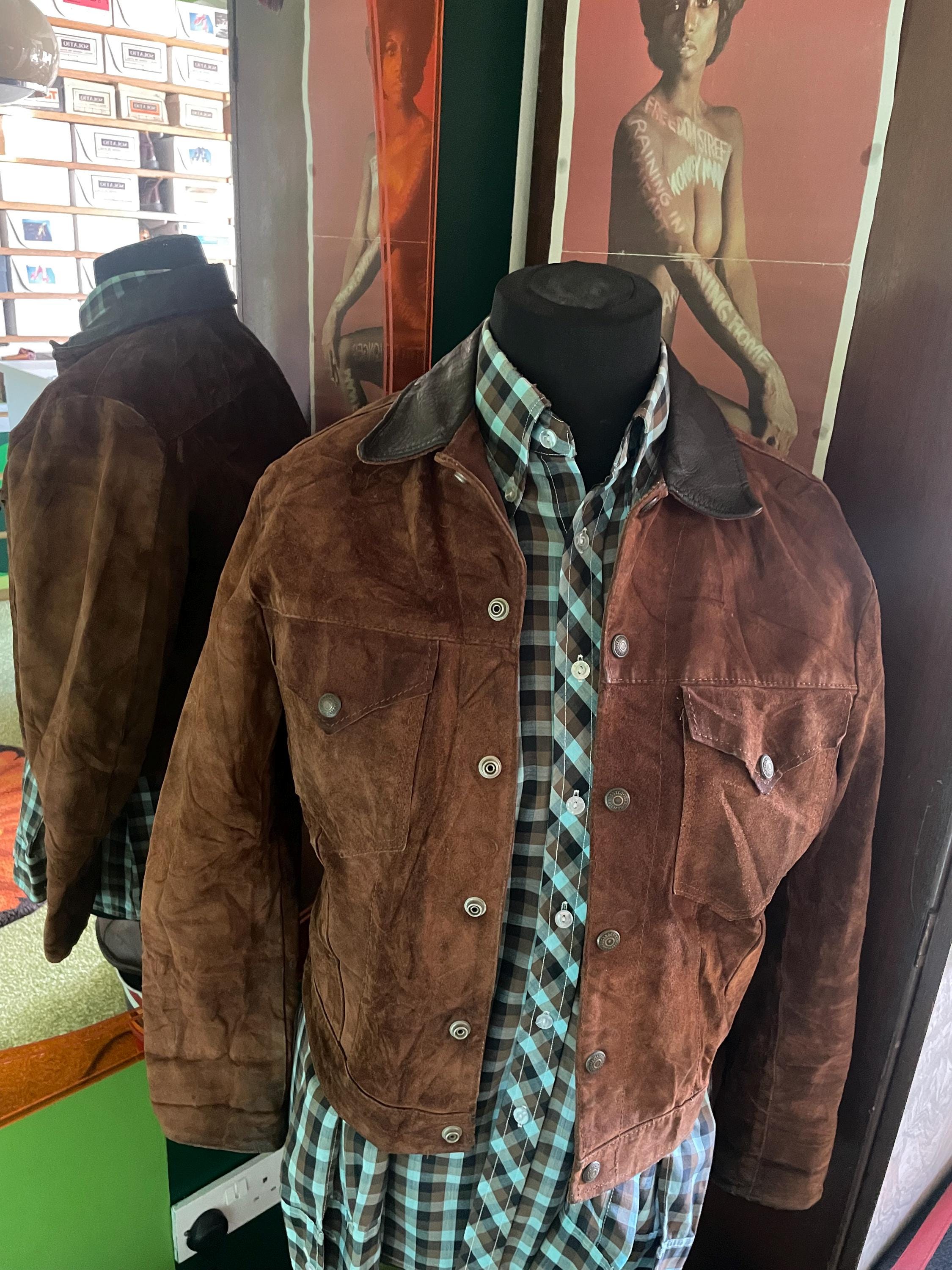 Vintage Levis Suede Trucker Jacket - Etsy