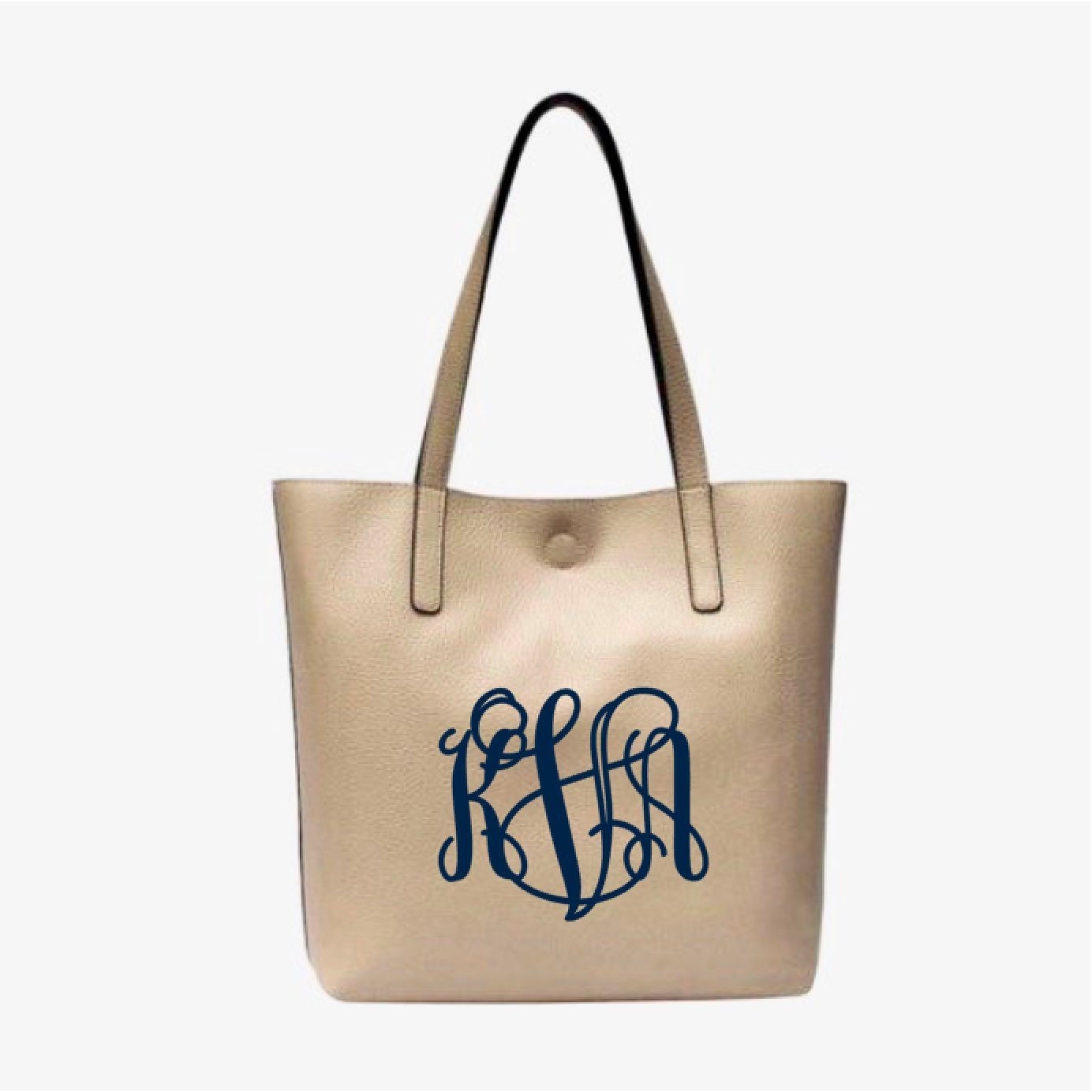 46 Popular Fake leather monogrammed tote bags for women