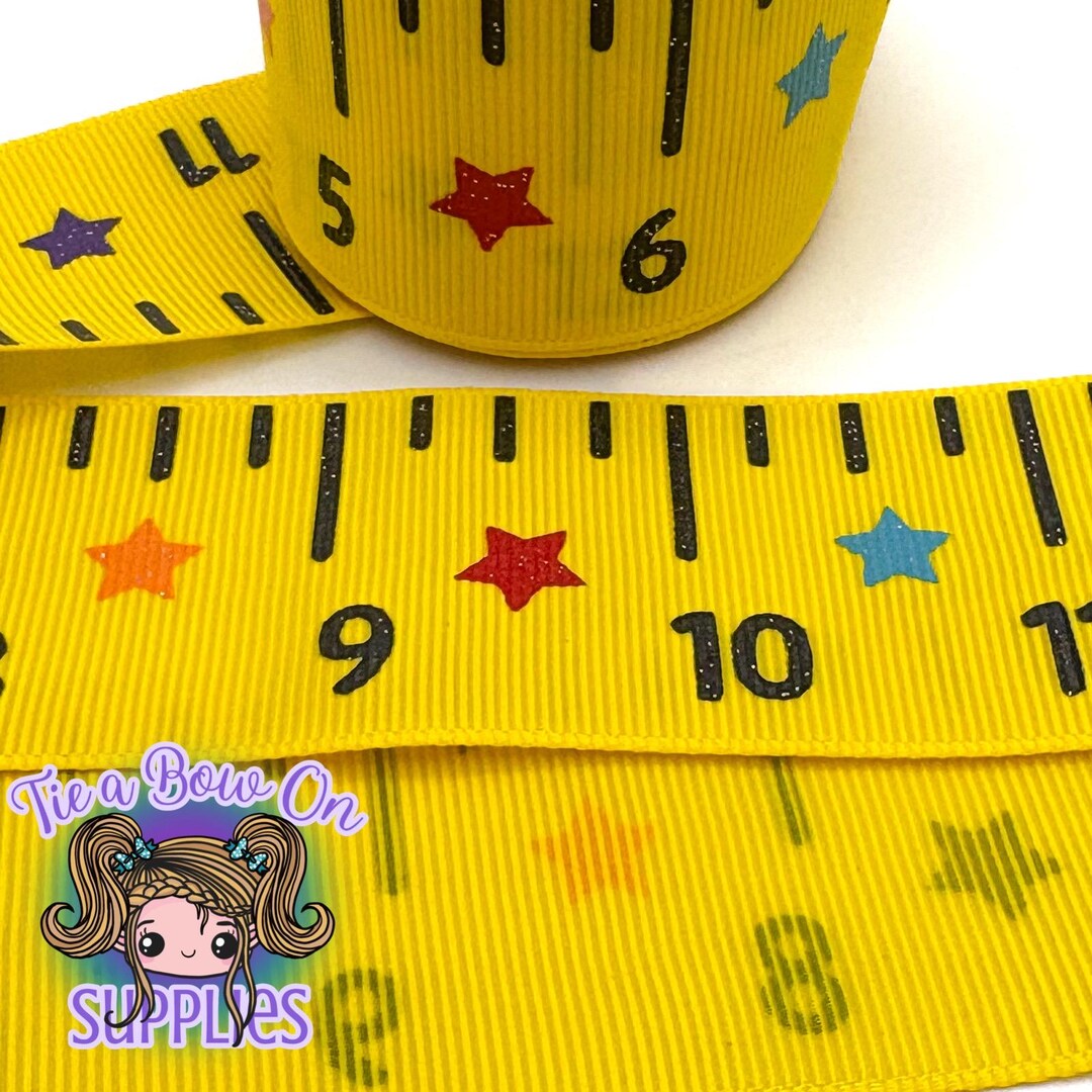 Yellow Ruler Ribbon | 1.5