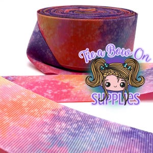 Pink Galaxy Ribbon | 1.5&quot; USDR Double-Sided Grosgrain Ribbon | Ribbon for Hairbows and Crafts |