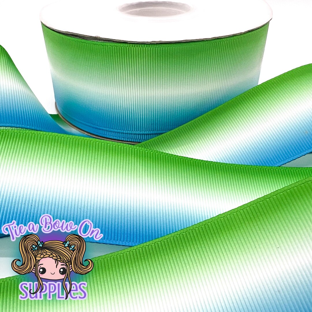 Green, White & Blue Ombre' | 3/8