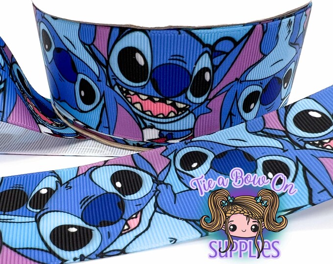 Blue Hawaiian Alien Ribbon | 3/8