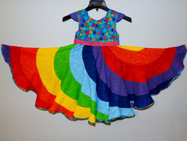 rainbow dress 12 months