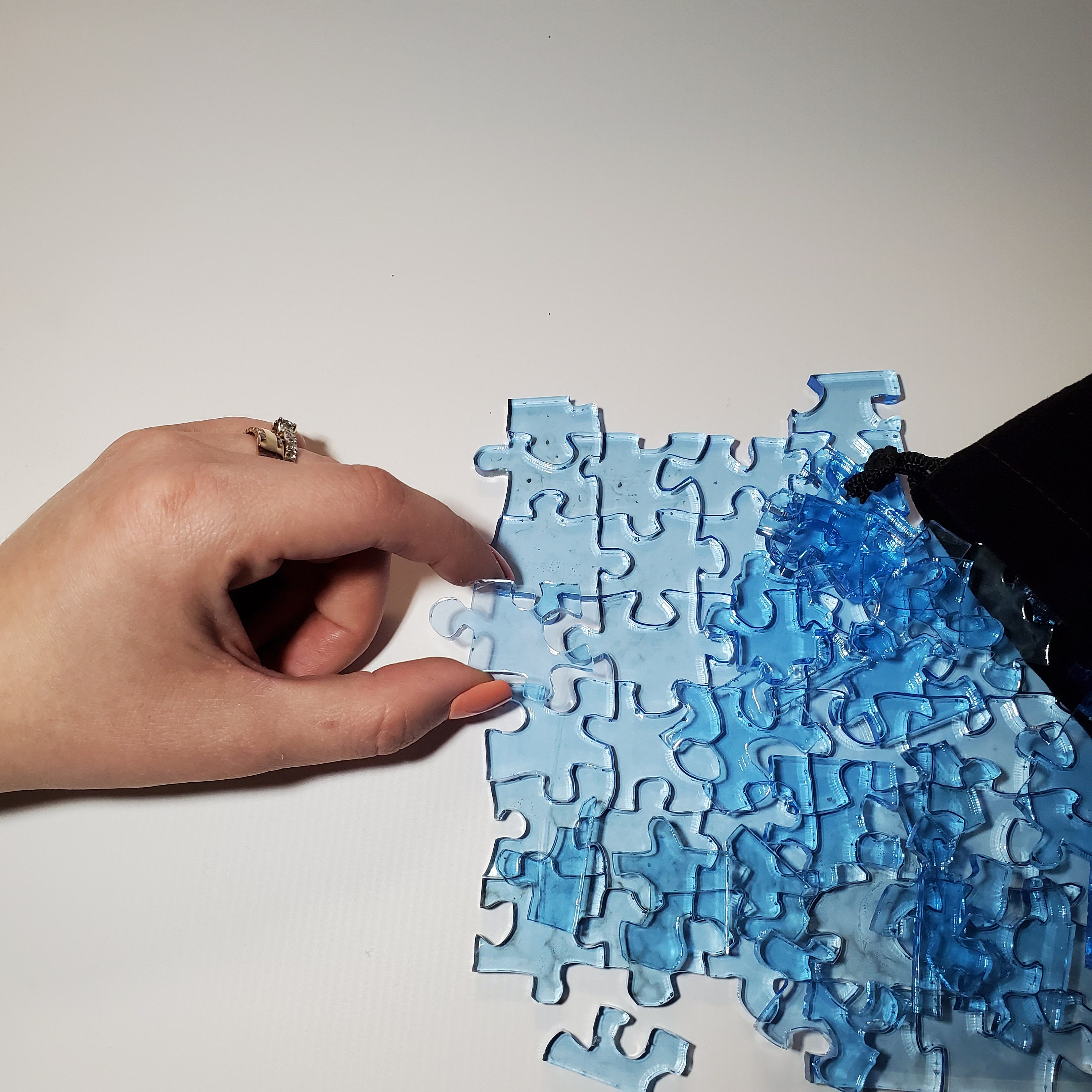 Clear Jigsaw Puzzle Nearly Impossible Puzzle for Adults Etsy