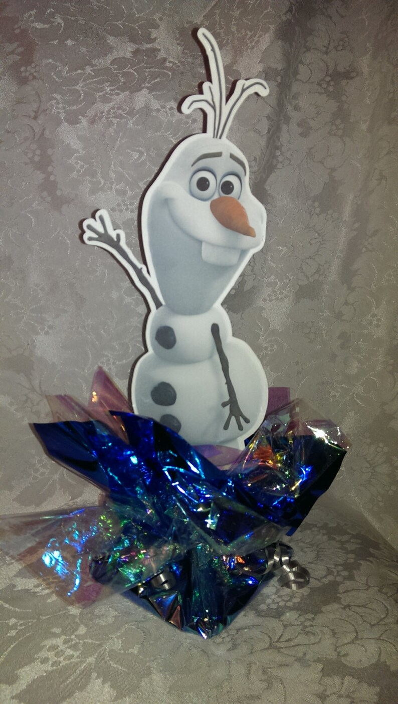 mini olaf centerpiece set of 2 etsy
