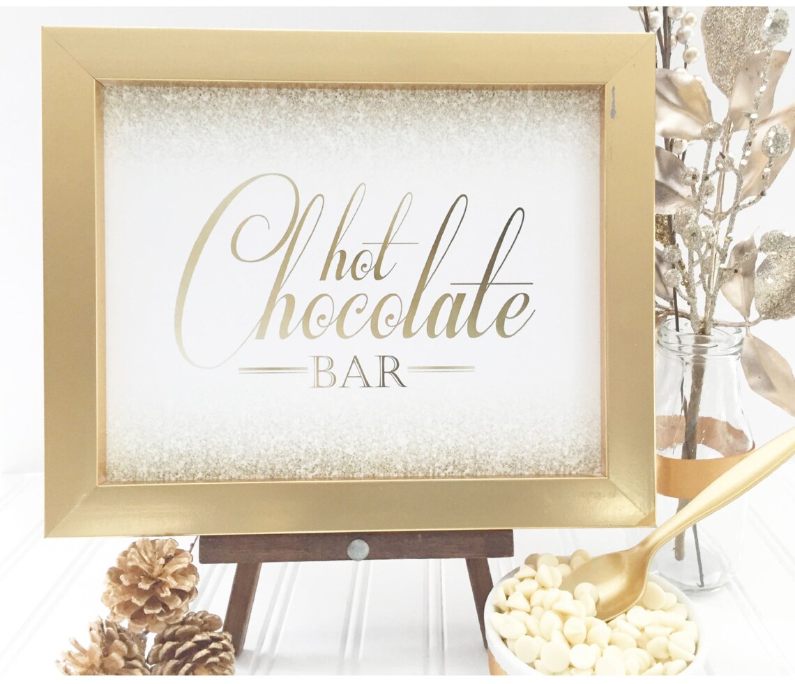 Hot Chocolate Bar Printable Kit - INSTANT DOWNLOAD - Hot Cocoa Bar ...