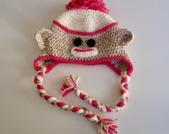 Pattern Digital - Sock Monkey Hat Pattern