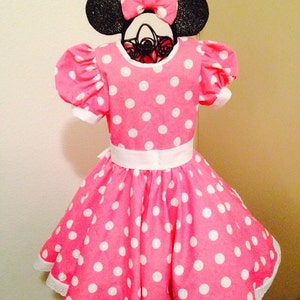 Red Polka Dots Dress Minnie Mouse Inspired - Etsy