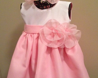 Pink little baby and tolder dress
