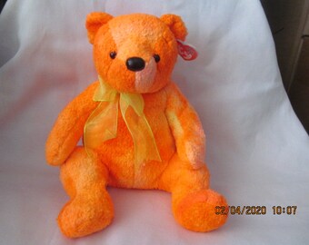 tangerine bear stuffed animal