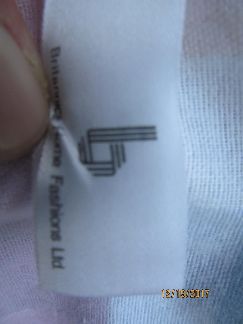Twin Flat Sheet Checker Flannel Flat Sheet Pink BlueWhite unused