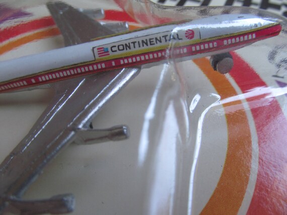 dyna flites die cast airplane continental nip plane etsy