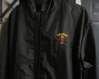 unlined nylon windbreaker